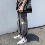 Men Pants Ankle Banded Pants Thin Casual Sports Pants