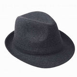Fedora Hat Autumn and Winter Men's Top Hat Woolen Hat Autumn and Winter Warm Hat Winter Cold-Proof Hat for the Elderly Fedora Hat