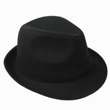 Fedora Hat Autumn and Winter Men's Top Hat Woolen Hat Autumn and Winter Warm Hat Winter Cold-Proof Hat for the Elderly Fedora Hat
