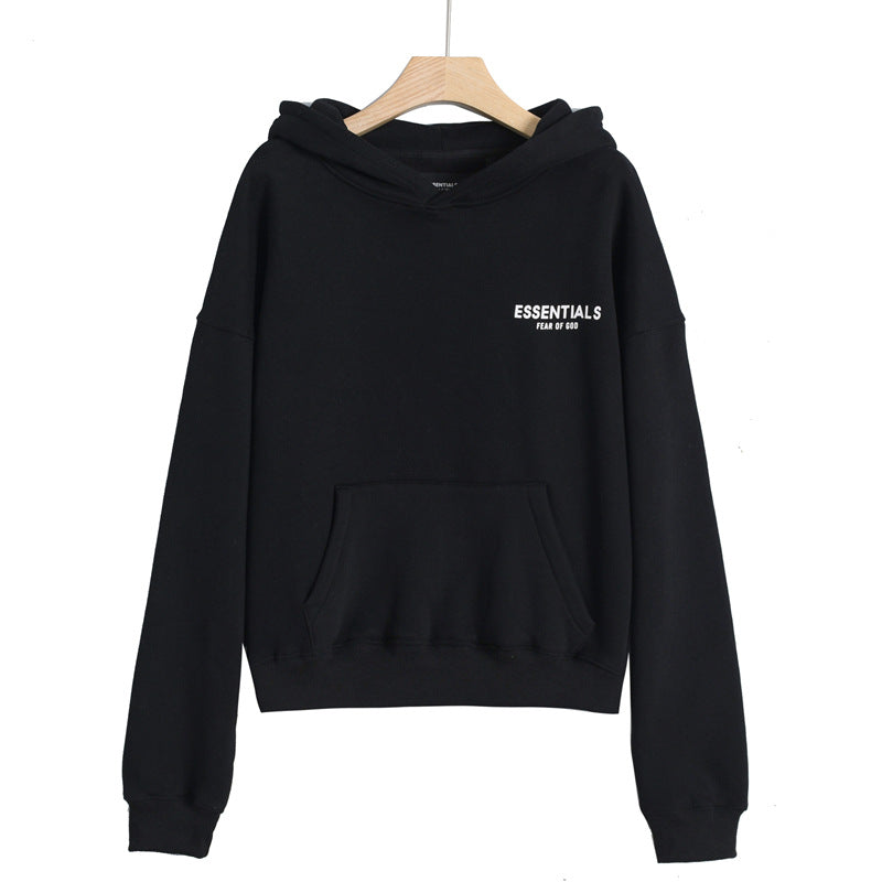 Fog Fear of God Hoodie Essentials Multiline Flower Thin Hoodie Couple Bottoming Shirt