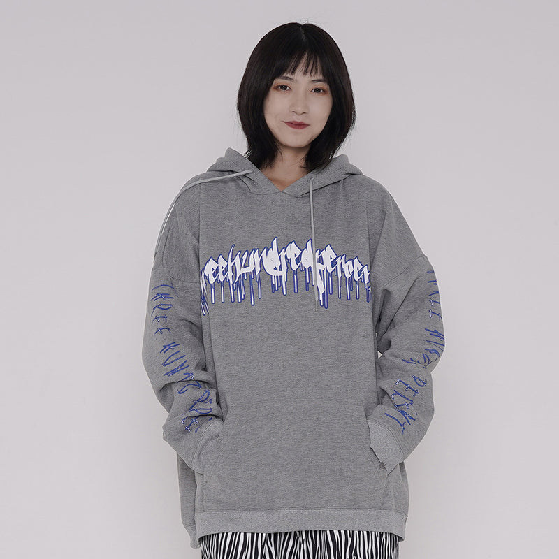 Butterfly Print Sweater Men's plus Size Retro Sports Casual Coat Loose Pullover Fleece Lined Sweatshirt Men Thermal Hoodie