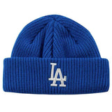 Yankee and Dogers Winter Hat Woolen Cap Women's Autumn and Winter Warm Hat Yellow Knitted Hat