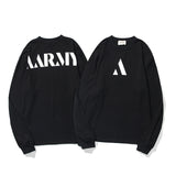 Fog Essentials Long Sleeve round Neck Sweatshirt Fog X Aarmy Joint Name Limited Black Logo Letter Printed Long Sleeve