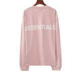 Fog Essentials Long Sleeve round Neck Neck Sweatshirt Double Line High Street Back 3M Reflective Men's and Women's Same Long Sleeve