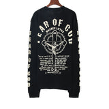 Fog Sweatshirt Essentials Long Sleeve round Neck Sweater Christmas Limited Cross Letter Crew Neck Pullover Long Sleeve
