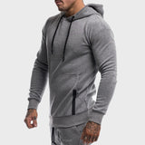 Men's Solid Sports Hooded Pullovers Jogger Fitness Exercise Comfy Cotton Men's Casual Clothes Workout Sportswear Fashion Hoodie Outdoor Men's Clothing