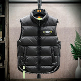 Men's Vest Casual Sleeveless Jacket Men Jacket down Vest Man Thickened