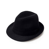 Fedora Hat Autumn and Winter Men's Top Hat Woolen Hat Autumn and Winter Warm Hat Winter Cold-Proof Hat for the Elderly Fedora Hat