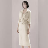 Women Skirt & Blzer Suit Uniform Designs Formal Style Office Lady Bussiness Attire Lapel Business Suit and Dress