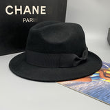 Fedora Hat Wool Felt Top Hat Men Vintage British Gentleman Jazz Top Hat