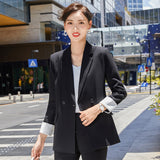 Women Pants Suit Uniform Designs Formal Style Office Lady Bussiness Attire Pink Fashion Tailored Suit Formal Suit Work Clothes