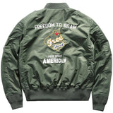 Varsity Jacket for Men Baseball Jackets Autumn Pilot Jacket Men's Air Force Baseball Uniform Large Size Loose