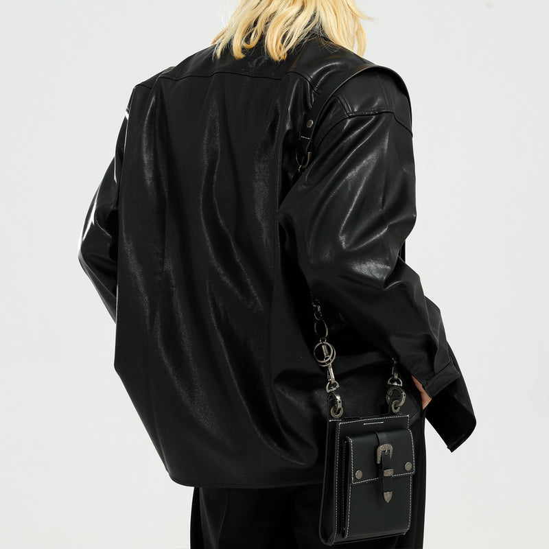 Autumn Leather Men's Pu Jacket