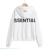 Fog Essentials Hoodie 3M Reflective Letter Embroidered Hoodie Sweater