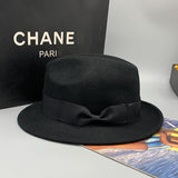 Fedora Hat Wool Felt Top Hat Men Vintage British Gentleman Jazz Top Hat