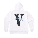 Vlone Hoodie Autumn and Winter Singer Hip Hop Hoodie Loose Men's and Women's Hoodie
