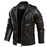 1970 East West Leather Jacket Men's Leather Coat Motorcycle Leather Coat Multi-Zip Leather Coat