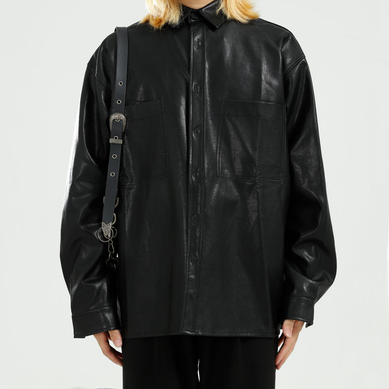 Autumn Leather Men's Pu Jacket