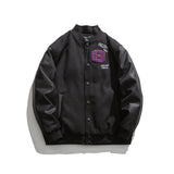Varsity Jacket for Men Baseball Jackets Winter Men's Vintage Cotton-Padded Coat