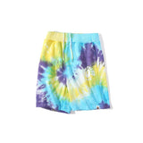 A Ape Print Shorts Ape Head Blue Yellow Purple Shorts High Quality Casual Pants Beach Pants