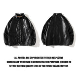 A Ape Print Coat Spring and Autumn Fashion Brand Leather Jacket Youth Fashion Leather Jacket