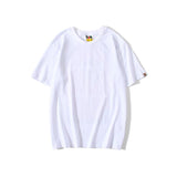 A Ape Print T Shirt Summer Monkey Head Letter Short Sleeve T-shirt