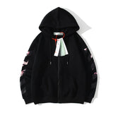 Autumn And Winter Arrow Trend Velvet Padded Loose Cardigan Zipper Coat