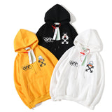 Autumn And Winter Off Hooded Sweater Men And Women Couple
