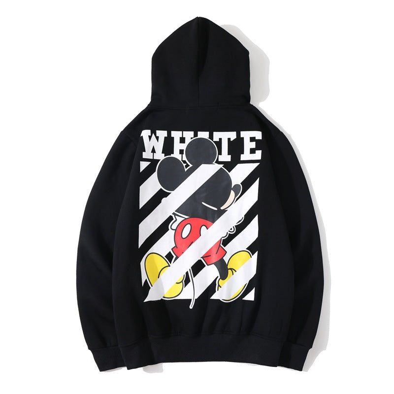 Autumn And Winter Off Hooded Sweater Men And Women Couple