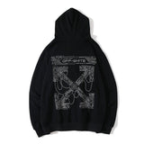Mechanical 3m Reflective Stripe Men And Women Couple Sweater