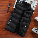 Men's Vest Casual Sleeveless Jacket Men Jacket Autumn and Winter Vest Vest for Men