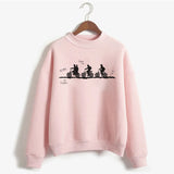 Stranger Things Clothes Fashion Pullover plus Size Retro Sports Printed Sweater