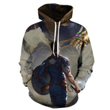 Captain America Hoodie 3D Printed Sweater Men's Loose plus Size