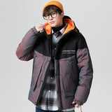 Men's Winter Warm Coat Thickened Daily Men's Large Size Retro Loose Casual down Jacket Men down Coat