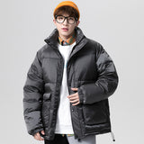 Men's Warm Winter down Jacket Daily plus Size Top Loose Casual Jacket Men down Coat