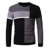 Men's Round Neck Slim-Fit Assorted Colors Pullover Sweater Large Size Fashion Casual Bottoming Shirt Men Pullover Sweaters