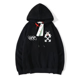 Autumn And Winter Off Hooded Sweater Men And Women Couple