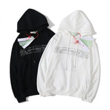 Mechanical 3m Reflective Stripe Men And Women Couple Sweater