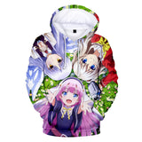 Anime Hoodie Hoodies Pullover Cosplay Costume Autumn 3D Digital Printed Hood Long Sleeve Sweater Men