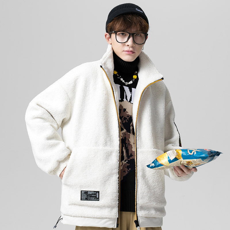 Men's Winter plus Size Loose-Fitting Coat Top Men's down Jacket Warm Men down Coat