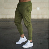 Mens Sweatpants Sports and Fitness Running Trousers Solid Color Casual Running