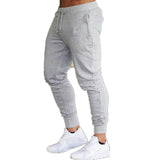 Mens Sweatpants Sports and Fitness Running Trousers Solid Color Casual Running