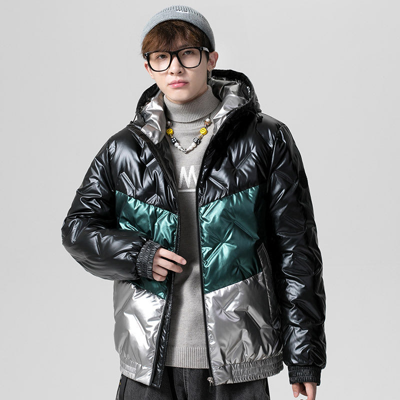 Men's Winter plus Size Vintage Top down Jacket Daily Men's Warm and Loose Coat Men down Coat