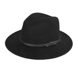 Fedora Golf Hats Wool Cap Women Autumn and Winter Warm Vintage Top Hat Women