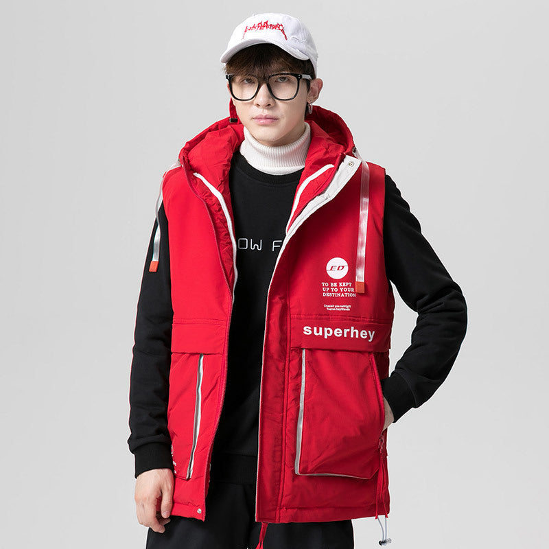 Men's Winter Casual Oversized Loose Coat down Jacket Men's Thermal Top Men down Coat