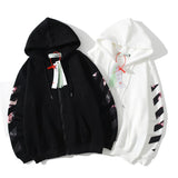 Autumn And Winter Arrow Trend Velvet Padded Loose Cardigan Zipper Coat