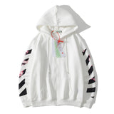 Autumn And Winter Arrow Trend Velvet Padded Loose Cardigan Zipper Coat