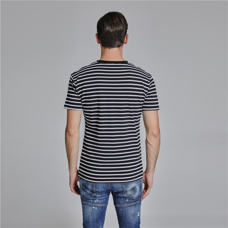 Slim Fit Muscle Gym Men T Shirt Men Rugged Style Workout Tee Tops Spring and Summer Short Sleeve T-shirt Men's Fashion Wear Half Sleeve Short Sleeve round Neck