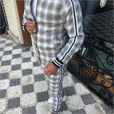 Men′s Athletic Tracksuit Sweat Suits for Men Outfits Autumn Fashion Men's Suit Outdoor Casual Zip Coat Casual Pants