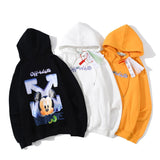 Autumn And Winter Off Arrow Ow Fashion Loose Velvet Men'S And Women'S Hoodie